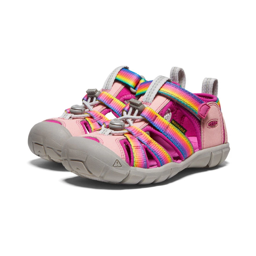 Keen Little Kids' Seacamp II CNX | Rainbow/Festival Fuchsia 4 Keen Little Kids' Seacamp II CNX | Rainbow/Festival Fuchsia - Image 2