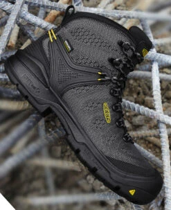 Keen Men's Dearborn 6" Waterproof Boot (Carbon-Fiber Toe) | Black/Steel Grey 15 Keen Men's Dearborn 6" Waterproof Boot (Carbon-Fiber Toe) | Black/Steel Grey -Keen 1025692 PDP RightImage