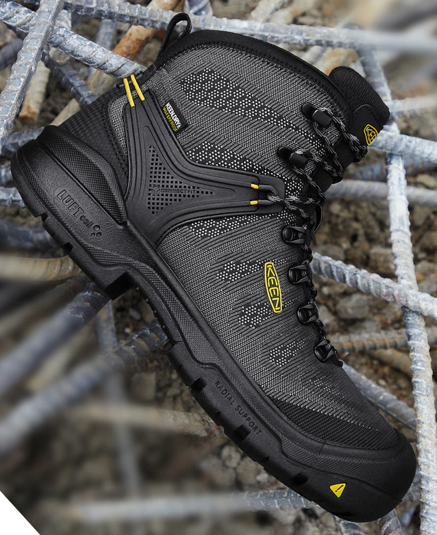 Keen Men's Dearborn 6" Waterproof Boot (Carbon-Fiber Toe) | Black/Steel Grey 9 Keen Men's Dearborn 6" Waterproof Boot (Carbon-Fiber Toe) | Black/Steel Grey - Image 7