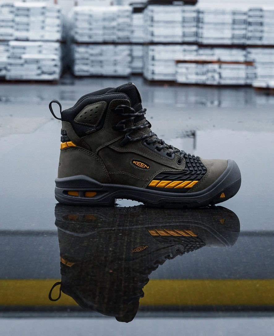 Keen Men's Troy 6" Waterproof Boot (Carbon-Fiber Toe) | Magnet/Black 9 Keen Men's Troy 6" Waterproof Boot (Carbon-Fiber Toe) | Magnet/Black - Image 7