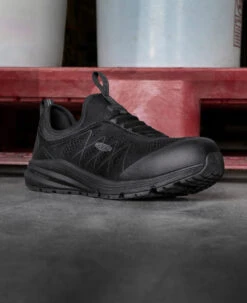 Keen Women's Vista Energy Shift ESD (Carbon-Fiber Toe) | Black/Black -Keen 1026372 PDP LeftImage