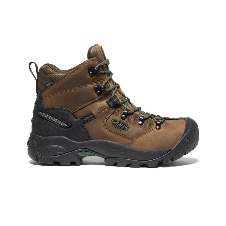 Keen Men's Pittsburgh Energy 6" Waterproof Boot (Carbon-Fiber Toe) | Cascade Brown/Greener Pastures 3 Keen Men's Pittsburgh Energy 6" Waterproof Boot (Carbon-Fiber Toe) | Cascade Brown/Greener Pastures