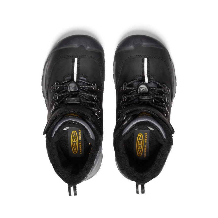 Keen Little Kids' Kanibou Waterproof Winter Boot | Black/Magnet 6 Keen Little Kids' Kanibou Waterproof Winter Boot | Black/Magnet - Image 4