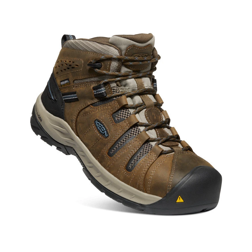 Keen Men's Flint II Waterproof Boot (Steel Toe) | Cascade Brown/Orion Blue 5 Keen Men's Flint II Waterproof Boot (Steel Toe) | Cascade Brown/Orion Blue - Image 3