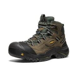 Keen Men's Braddock Waterproof Mid (Steel Toe) | Gargoyle/Forest Night -Keen 25a7ddf242e1b71d3a5601f2f9beab3db1689375