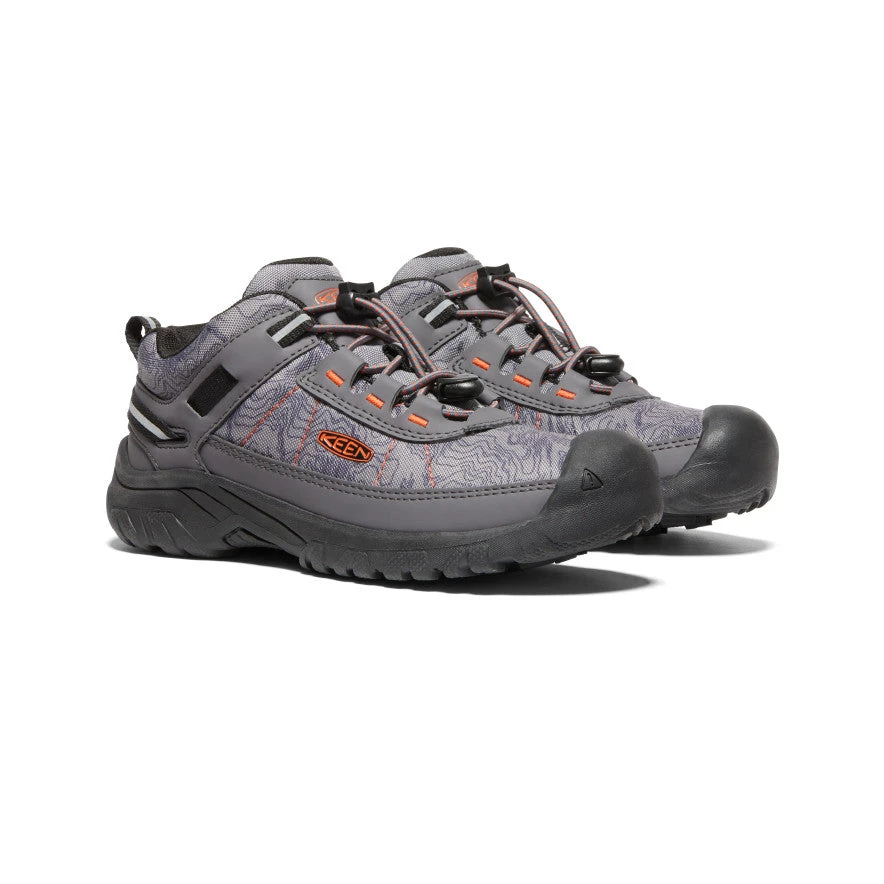 Keen Big Kids' Targhee Sport Vent Shoe | Magnet/Scarlet Ibis 4 Keen Big Kids' Targhee Sport Vent Shoe | Magnet/Scarlet Ibis - Image 2