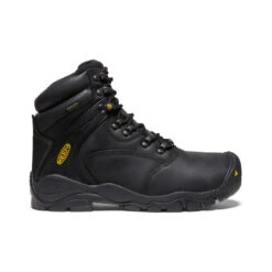 Keen Men's Louisville 6" Waterproof Boot (Steel Toe) | Black