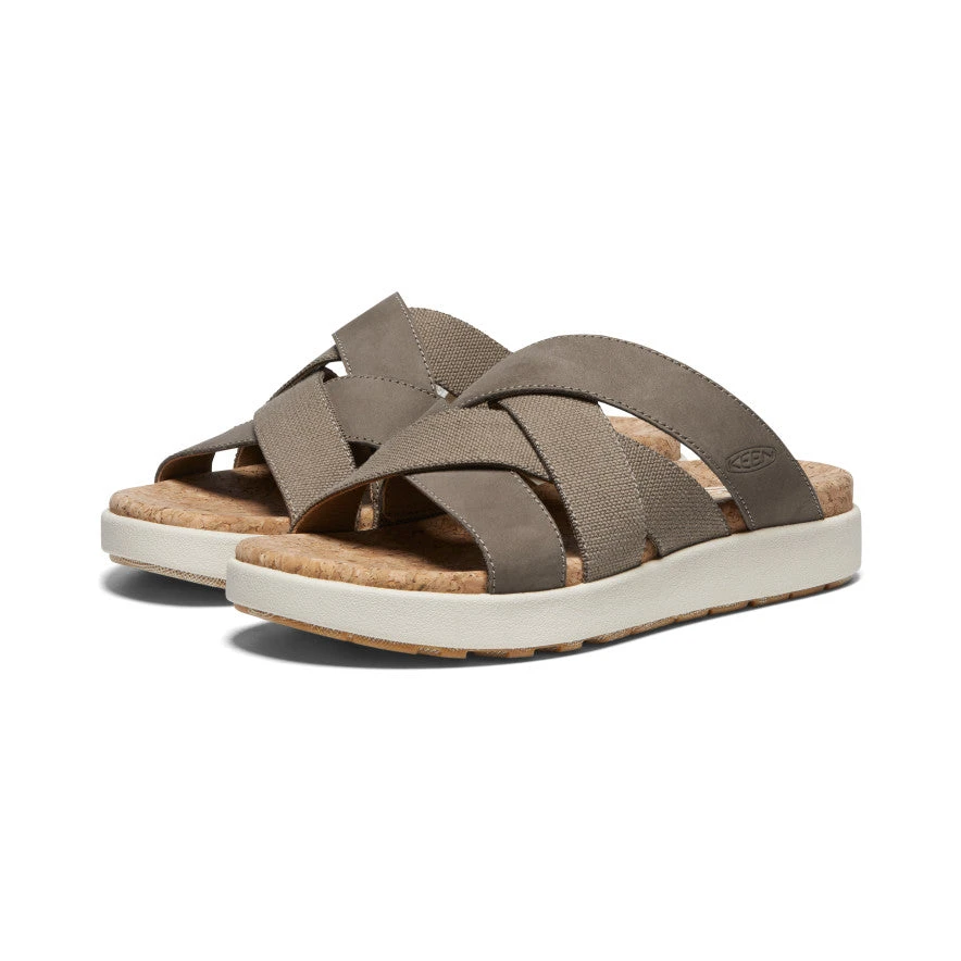 Keen Women's Elle Mixed Slide | Brindle/Birch 4 Keen Women's Elle Mixed Slide | Brindle/Birch - Image 2