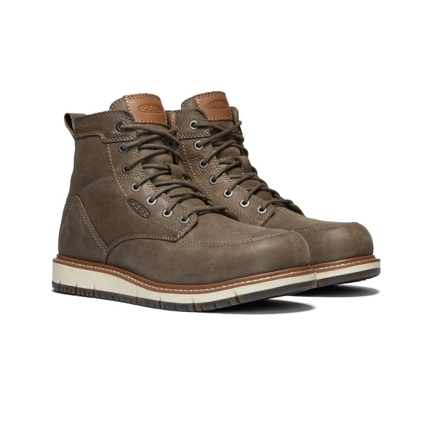 Keen Men's San Jose 6" Boot (Aluminum Toe) | Falcon/Caramel Cafe 4 Keen Men's San Jose 6" Boot (Aluminum Toe) | Falcon/Caramel Cafe - Image 2