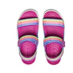Keen Big Kids' Elle Backstrap | Rainbow/Festival Fuchsia -Keen 3a18fac897c6e19279b811222d207b758d9679f1