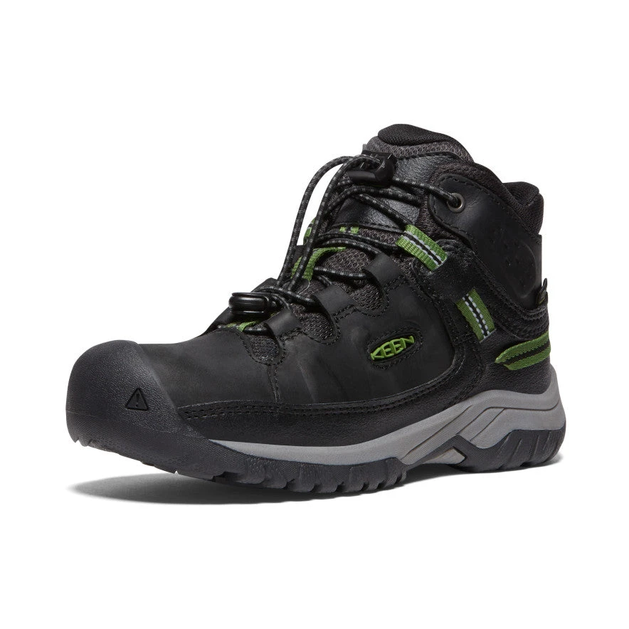 Keen Big Kids' Targhee Waterproof Boot | Black/Campsite 5 Keen Big Kids' Targhee Waterproof Boot | Black/Campsite - Image 3