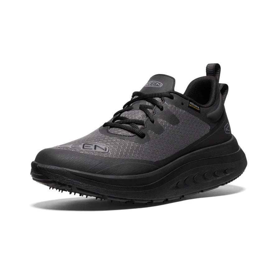 Keen Men's WK400 Waterproof Walking Shoe | Black/Black 5 Keen Men's WK400 Waterproof Walking Shoe | Black/Black - Image 3