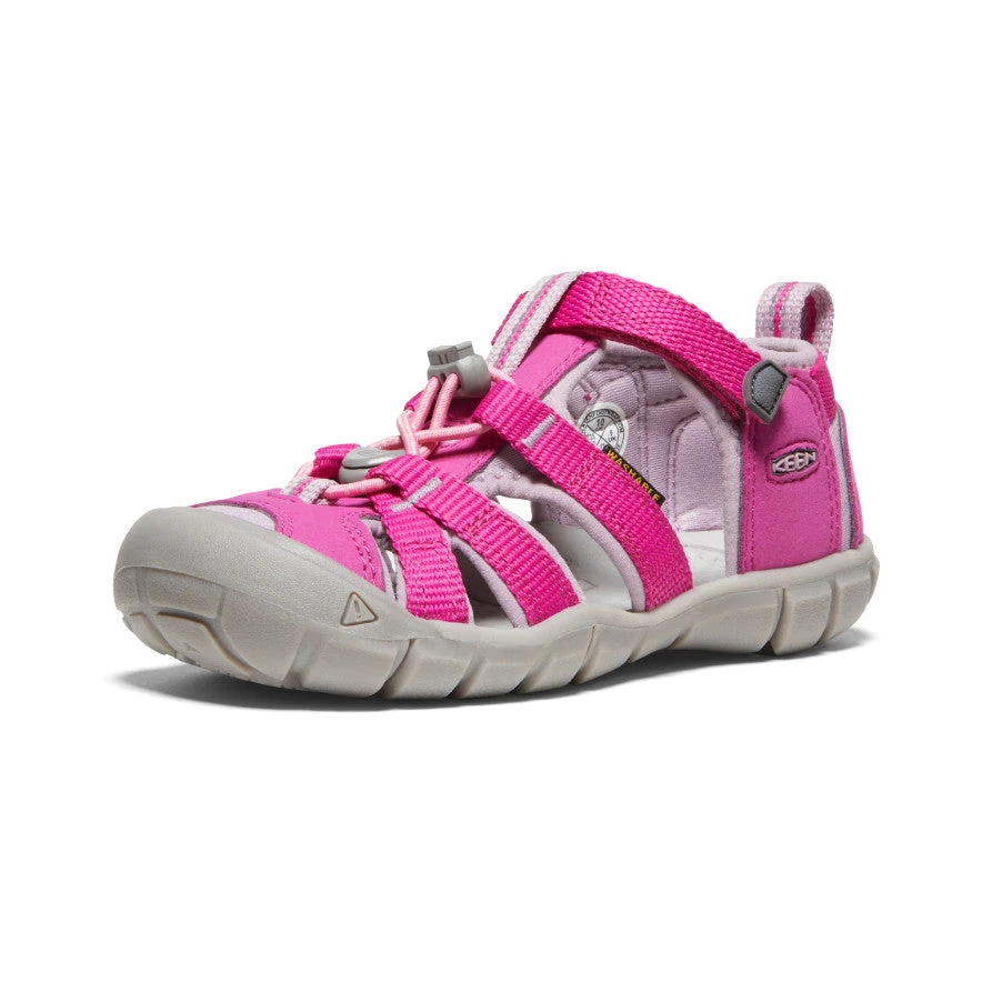 Keen Little Kids' Seacamp II CNX | Very Berry/Dawn Pink 5 Keen Little Kids' Seacamp II CNX | Very Berry/Dawn Pink - Image 3