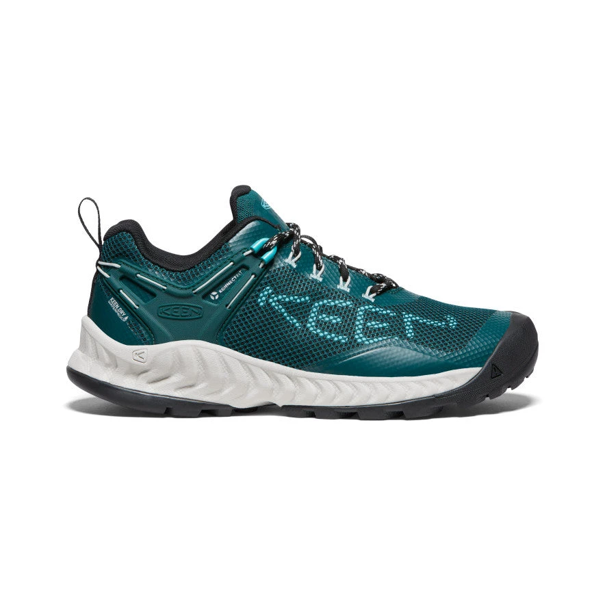 Keen Women's NXIS EVO Waterproof Shoe | Sea Moss/Ipanema 3 Keen Women's NXIS EVO Waterproof Shoe | Sea Moss/Ipanema