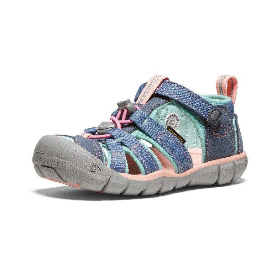 Keen Little Kids' Seacamp II CNX | Flint Stone/Ocean Wave 5 Keen Little Kids' Seacamp II CNX | Flint Stone/Ocean Wave - Image 3