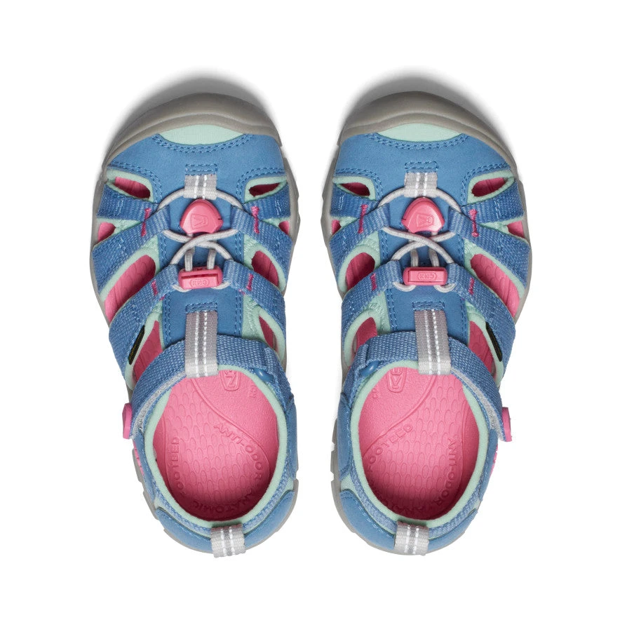 Keen Little Kids' Seacamp II CNX | Coronet Blue/Hot Pink 6 Keen Little Kids' Seacamp II CNX | Coronet Blue/Hot Pink - Image 4