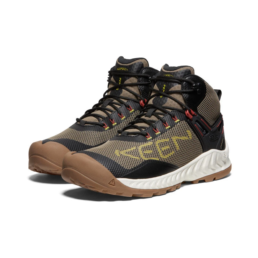Keen Men's NXIS EVO Waterproof Boot | Brindle/Citronelle 4 Keen Men's NXIS EVO Waterproof Boot | Brindle/Citronelle - Image 2