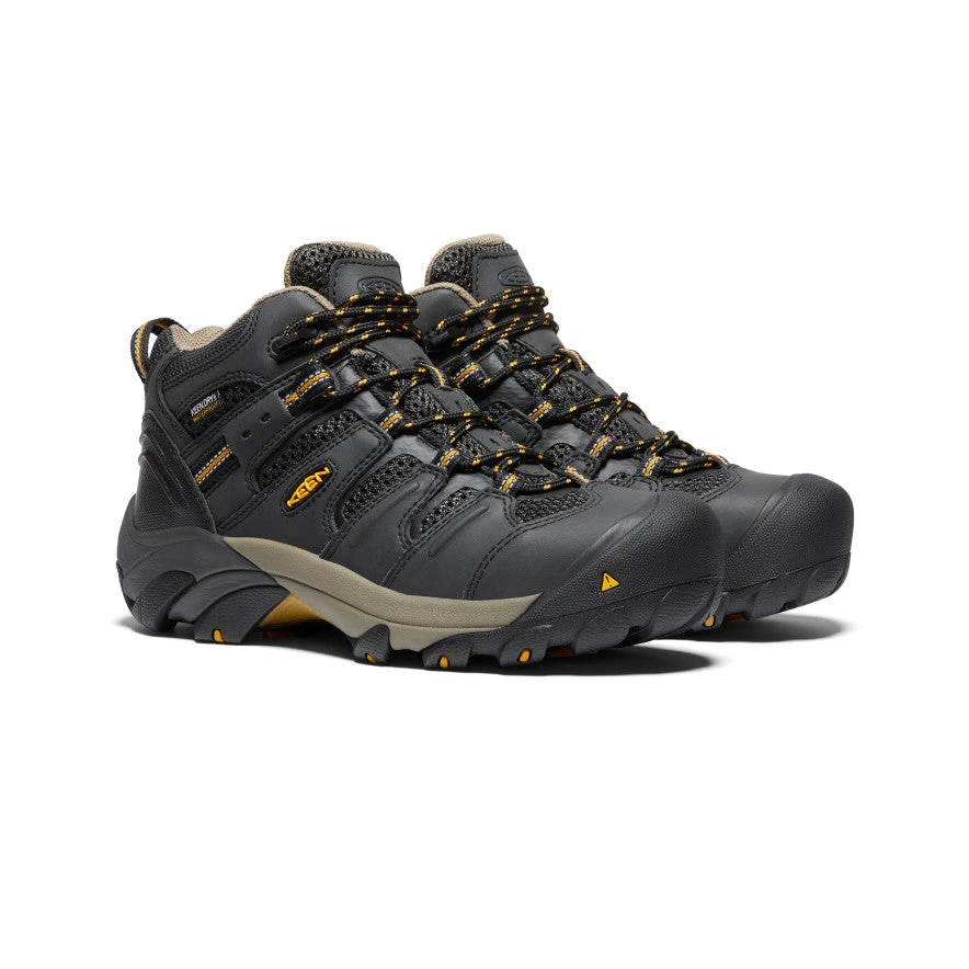 Keen Women's Lansing Waterproof Mid (Steel Toe) | Raven/Tawny Olive 4 Keen Women's Lansing Waterproof Mid (Steel Toe) | Raven/Tawny Olive - Image 2