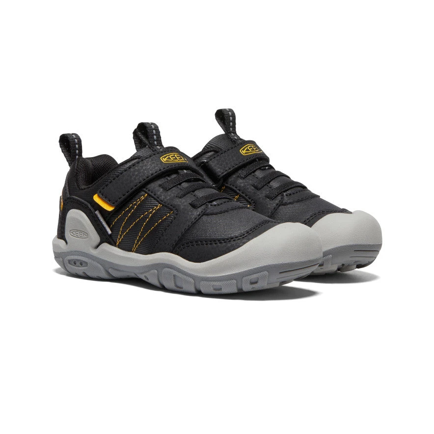 Little Kids' Knotch Peak Sneaker | Black/KEEN Yellow 4 Little Kids' Knotch Peak Sneaker | Black/KEEN Yellow - Image 2