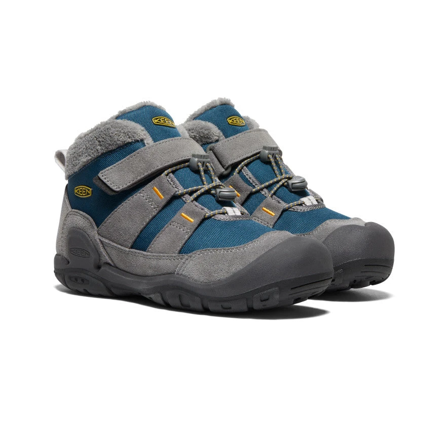 Keen Big Kids' Knotch Chukka | Steel Grey/Blue Wing Teal 4 Keen Big Kids' Knotch Chukka | Steel Grey/Blue Wing Teal - Image 2
