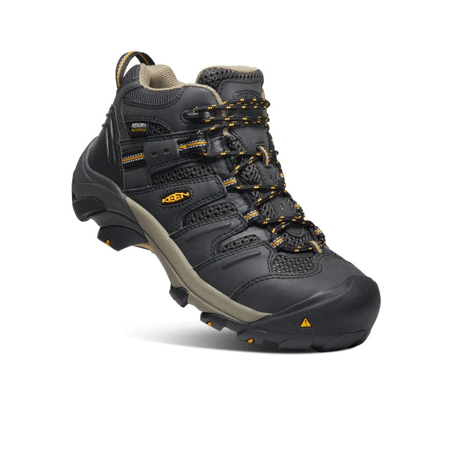 Keen Women's Lansing Waterproof Mid (Steel Toe) | Raven/Tawny Olive 5 Keen Women's Lansing Waterproof Mid (Steel Toe) | Raven/Tawny Olive - Image 3