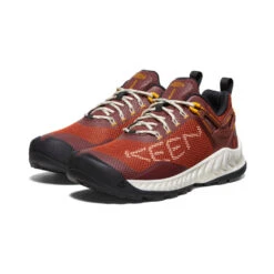 Keen Women's NXIS EVO Waterproof Shoe | Baked Clay/Golden Yellow -Keen 65c942f1f8ce2a61ed154fa4ec0014ba1d87fb74