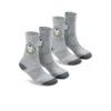 Keen Kids' Comfy Crew Socks 2-Pack | Gray Yeti Print -Keen 6ab478950a607ec96f07358fc10335624075c457