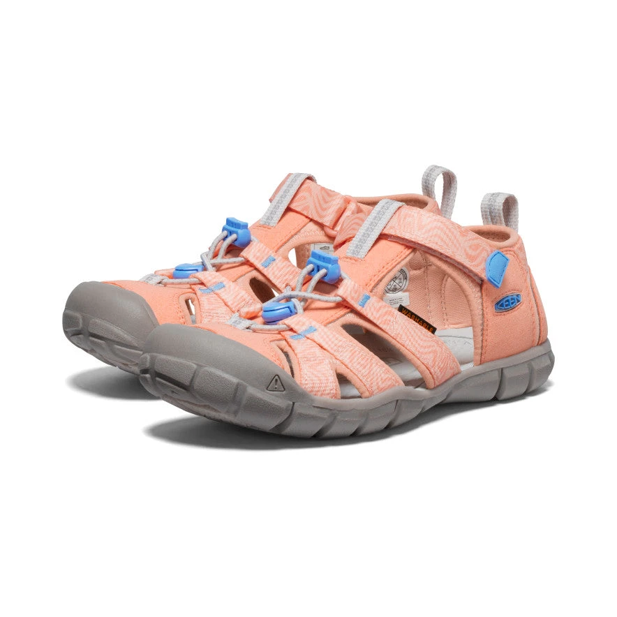 Keen Big Kids' Seacamp II CNX | Papaya Punch/Marina 4 Keen Big Kids' Seacamp II CNX | Papaya Punch/Marina - Image 2