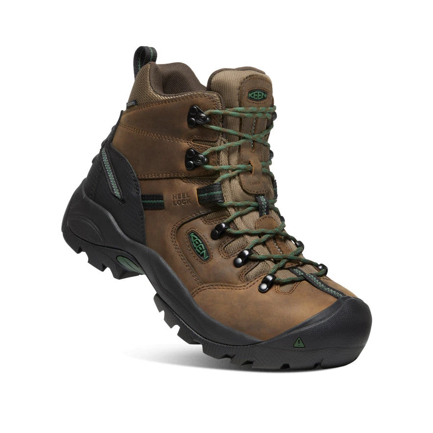 Keen Men's Pittsburgh Energy 6" Waterproof Boot (Carbon-Fiber Toe) | Cascade Brown/Greener Pastures 5 Keen Men's Pittsburgh Energy 6" Waterproof Boot (Carbon-Fiber Toe) | Cascade Brown/Greener Pastures - Image 3