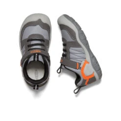 Keen Little Kids' Knotch Peak Sneaker | Magnet/Safety Orange -Keen 770e784cfd95e45f6ecf17c47596dbf652352eef