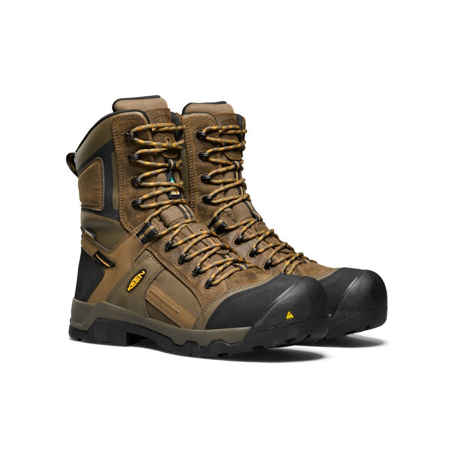 Keen Men's CSA Davenport 8" Insulated Waterproof Boot | Dark Earth/Inca Gold 4 Keen Men's CSA Davenport 8" Insulated Waterproof Boot | Dark Earth/Inca Gold - Image 2