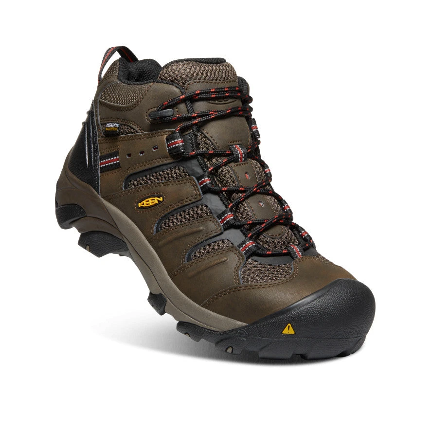 Keen Men's Lansing Mid Waterproof (Steel Toe) | Cascade Brown/Brindle 5 Keen Men's Lansing Mid Waterproof (Steel Toe) | Cascade Brown/Brindle - Image 3