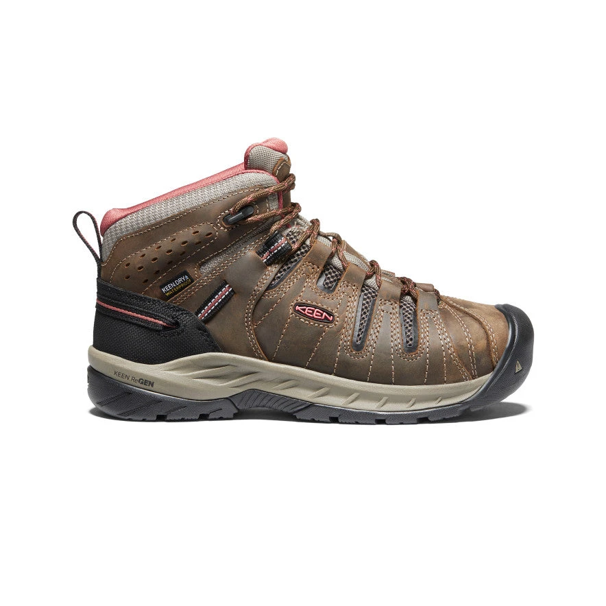 Keen Women's Flint II Waterproof Boot (Soft Toe) | Cascade Brown/Brick Dust 3 Keen Women's Flint II Waterproof Boot (Soft Toe) | Cascade Brown/Brick Dust