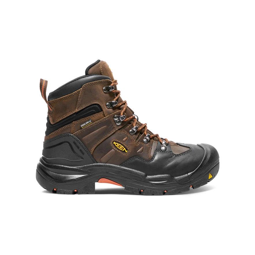 Keen Men's Coburg 6" Waterproof Boot (Steel Toe) | Cascade Brown/Brindle 3 Keen Men's Coburg 6" Waterproof Boot (Steel Toe) | Cascade Brown/Brindle