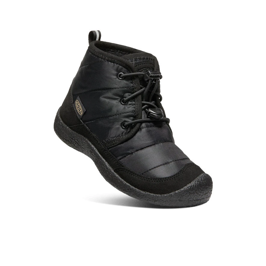 Keen Big Kids' Howser II Waterproof Chukka | Black/Black 5 Keen Big Kids' Howser II Waterproof Chukka | Black/Black - Image 3