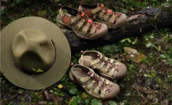 Keen Men's Newport Retro X Smokey Bear | Smokey Bear/Military Olive -Keen M W Newport Smokey Lifestyle DoubleWide