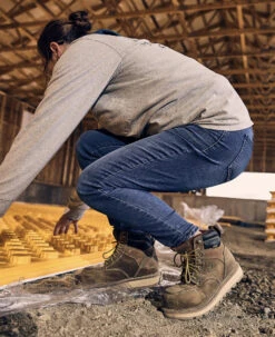 Keen Women's Cincinnati 6" Waterproof Boot (Carbon-Fiber Toe) | Belgian/Sandshell -Keen SDD 505 PDP Cincinnati 1023224 Right Image