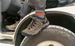 Keen Men's Targhee III Waterproof | Steel Grey/Captain's Blue -Keen TargheeIIILowPDPLifestyle1Mens 14ca50b0 79d2 4d72 a21d f7beebeccdcc