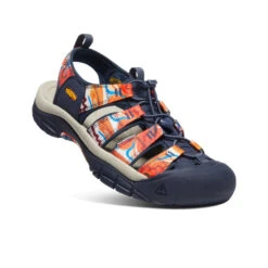Keen Men's Newport X Outdoor Afro | Groovy Orange/Navy -Keen b1e2cf792bfff0e3ef1452d6ac0414715e685b39