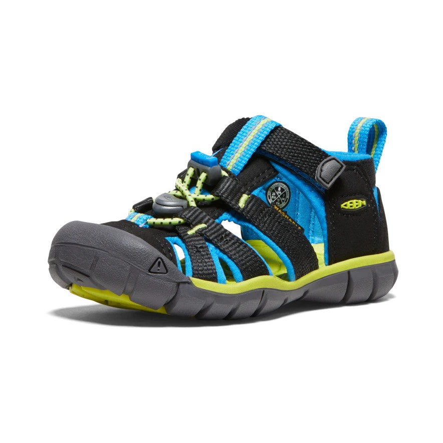 Keen Little Kids' Seacamp II CNX | Black/Brilliant Blue 5 Keen Little Kids' Seacamp II CNX | Black/Brilliant Blue - Image 3