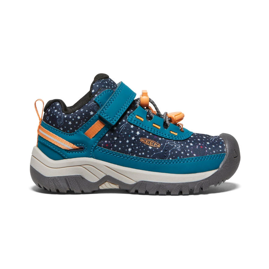 Keen Little Kids' Targhee Sport Vent Shoe | Deep Lagoon/Tangerine 3 Keen Little Kids' Targhee Sport Vent Shoe | Deep Lagoon/Tangerine
