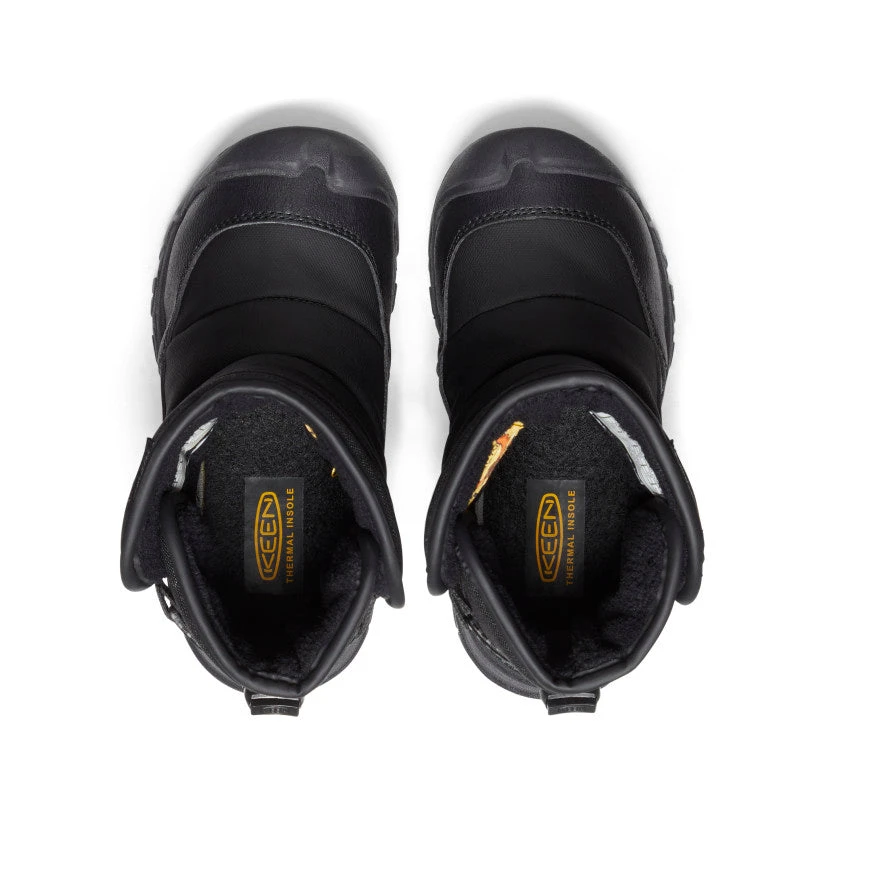 Keen Little Kids' Puffrider Waterproof Winter Boot | Black/Steel Grey 6 Keen Little Kids' Puffrider Waterproof Winter Boot | Black/Steel Grey - Image 4