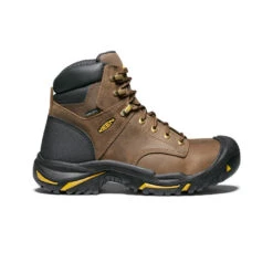 Keen Men's Mt Vernon 6" Waterproof Boot (Steel Toe) | Cascade Brown