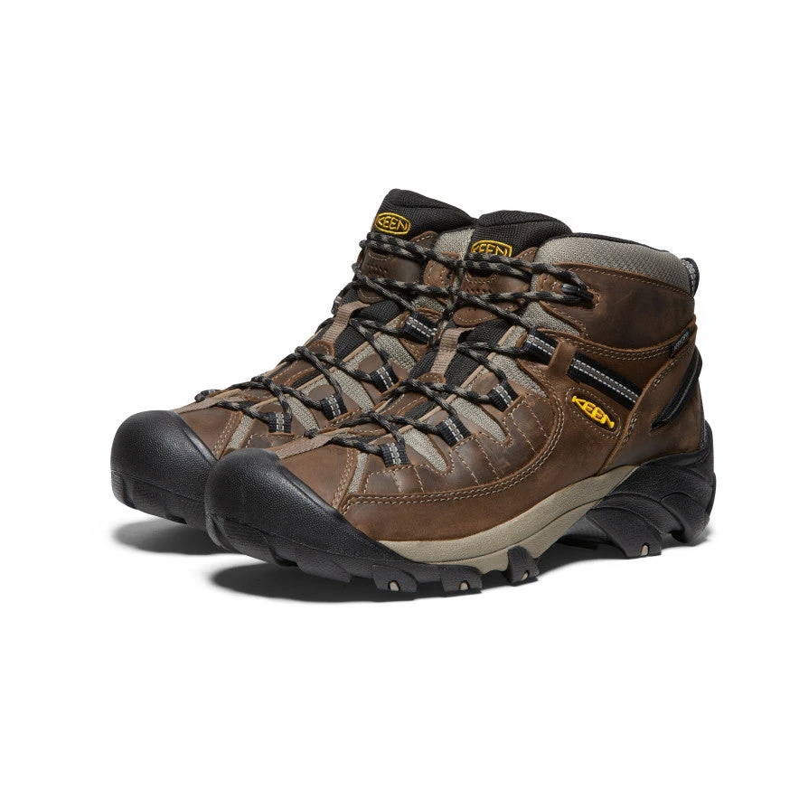 Keen Men's Targhee II Mid Waterproof Hiking Boots | Shitake/Brindle 4 Keen Men's Targhee II Mid Waterproof Hiking Boots | Shitake/Brindle - Image 2