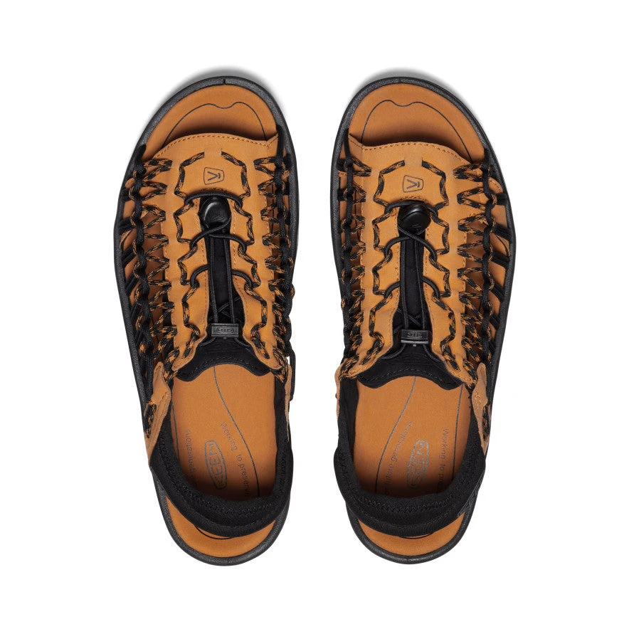 Keen Men's UNEEK II Open Toe | Black/Curry 6 Keen Men's UNEEK II Open Toe | Black/Curry - Image 4