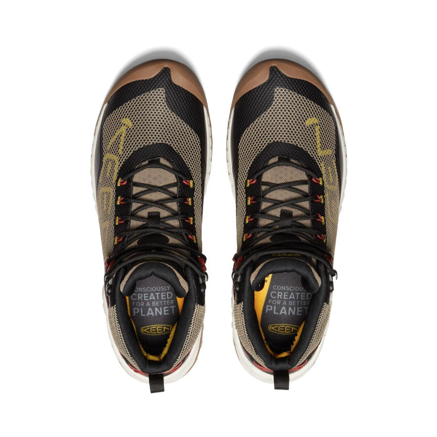 Keen Men's NXIS EVO Waterproof Boot | Brindle/Citronelle 6 Keen Men's NXIS EVO Waterproof Boot | Brindle/Citronelle - Image 4