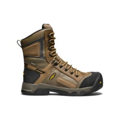 Keen Men's CSA Davenport 8" Insulated Waterproof Boot | Dark Earth/Inca Gold