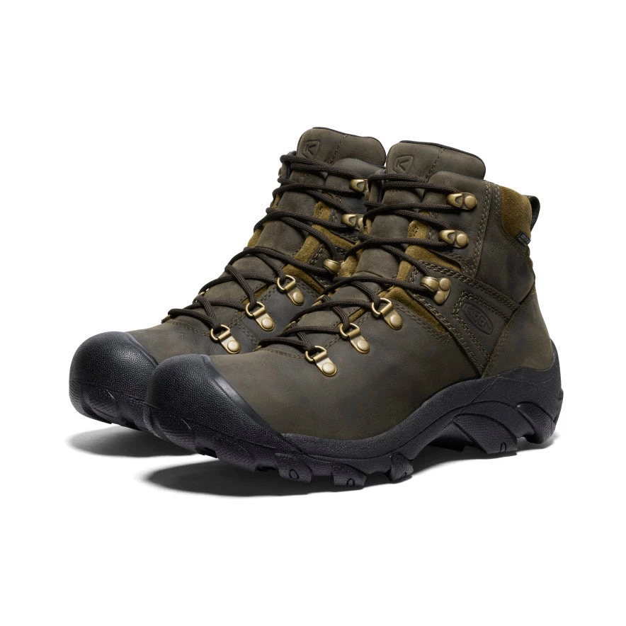 Keen Men's Pyrenees Waterproof Hiking Boot | Mulch/Military Olive 4 Keen Men's Pyrenees Waterproof Hiking Boot | Mulch/Military Olive - Image 2