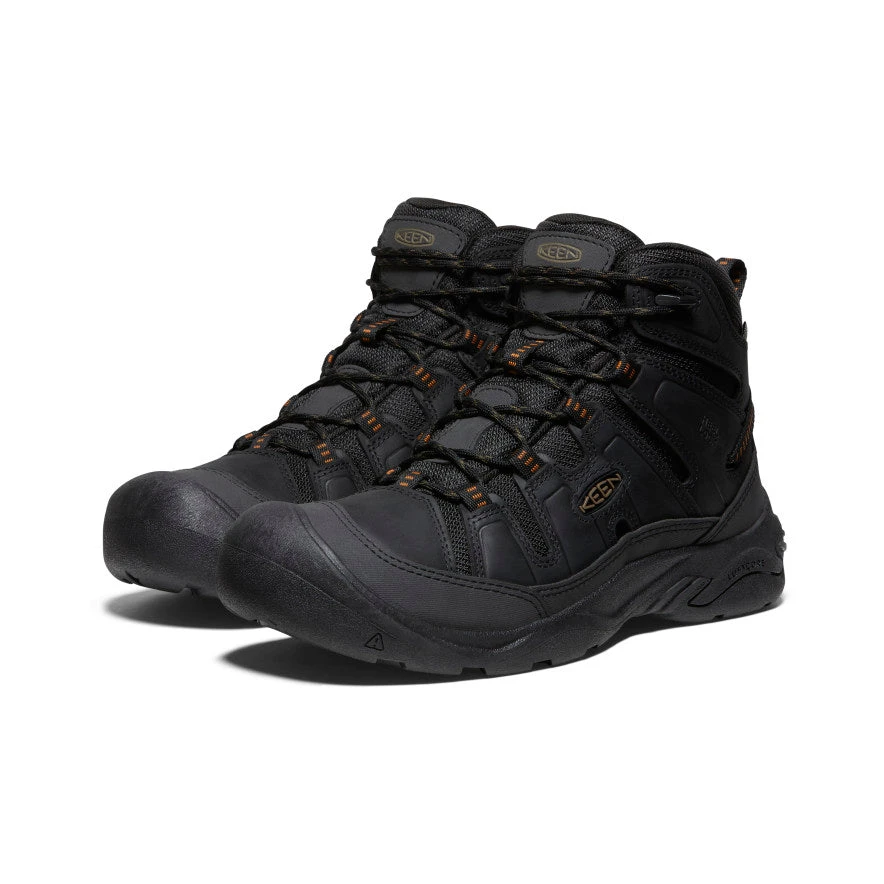 Keen Men's Circadia Waterproof Boot | Black/Curry 4 Keen Men's Circadia Waterproof Boot | Black/Curry - Image 2