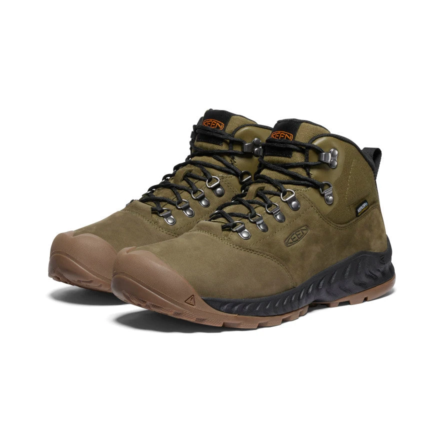 Keen Men's NXIS Explorer Waterproof Boot | Dark Olive/Black 4 Keen Men's NXIS Explorer Waterproof Boot | Dark Olive/Black - Image 2